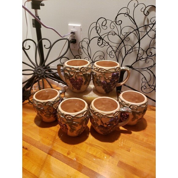 Noble Excellence Meritage Collection Barrel Mugs - Picture 3 of 11